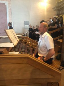 Fio aan het orgel in Eisenstadt